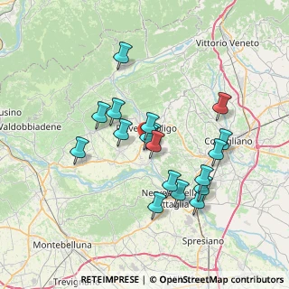 Mappa Industria arredamento, 31053 Pieve di Soligo TV, Italia (6.32611)