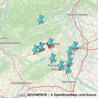 Mappa Industria arredamento, 31053 Pieve di Soligo TV, Italia (6.40364)
