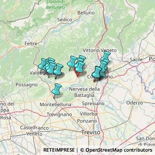 Mappa Industria arredamento, 31053 Pieve di Soligo TV, Italia (9.6055)