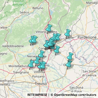Mappa Vicolo dei Bar, 31020 San Vendemiano TV, Italia (9.518)