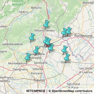 Mappa Vicolo dei Bar, 31020 San Vendemiano TV, Italia (11.09091)