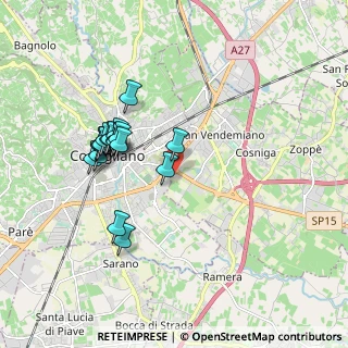 Mappa Vicolo dei Bar, 31020 San Vendemiano TV, Italia (1.68111)
