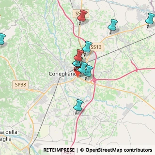 Mappa Vicolo dei Bar, 31020 San Vendemiano TV, Italia (3.72091)