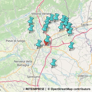 Mappa Vicolo dei Bar, 31020 San Vendemiano TV, Italia (7.72056)
