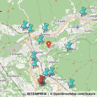 Mappa Via A. castelli, 21036 Gemonio VA, Italia (2.58)