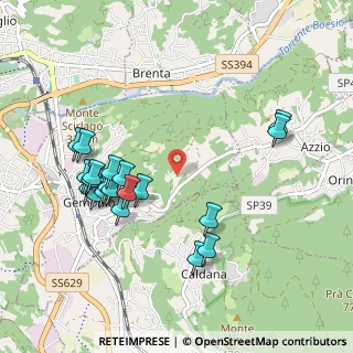 Mappa Via A. castelli, 21036 Gemonio VA, Italia (1.027)