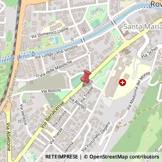 Mappa Via Benacense, 8/A, 38068 Rovereto, Trento (Trentino-Alto Adige)