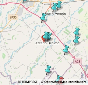 Mappa Via Code Bellon, 33082 Azzano Decimo PN, Italia (6.0345)