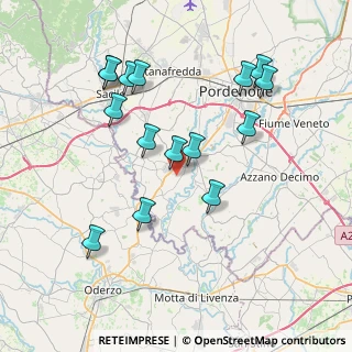 Mappa 33080 Prata di Pordenone PN, Italia (7.71133)