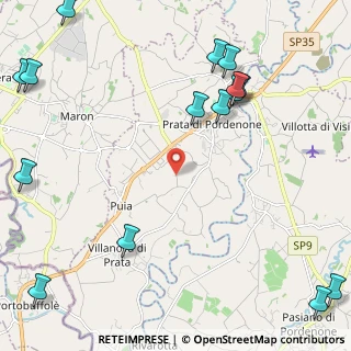 Mappa 33080 Prata di Pordenone PN, Italia (3.21133)