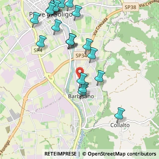 Mappa Via Gaspara Stampa, 31053 Pieve di Soligo TV, Italia (1.2165)