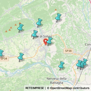 Mappa Via Gaspara Stampa, 31053 Pieve di Soligo TV, Italia (5.81583)