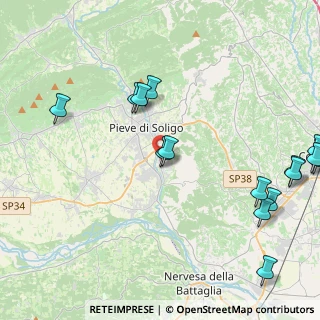 Mappa Via Gaspara Stampa, 31053 Pieve di Soligo TV, Italia (6.186)