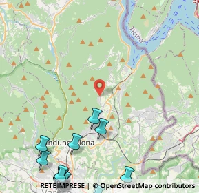 Mappa Via Gioachino Rossini, 21050 Bisuschio VA, Italia (7.2505)