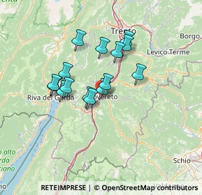 Mappa Via L. Leno Sinistro, 38068 Rovereto TN, Italia (10.652)
