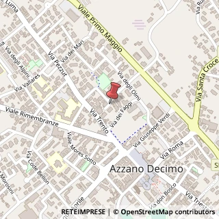 Mappa Via dei Gelsi, 24, 33082 Azzano Decimo, Pordenone (Friuli-Venezia Giulia)