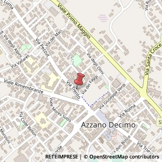 Mappa Via Trento, 42, 33082 Azzano Decimo, Pordenone (Friuli-Venezia Giulia)