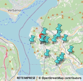 Mappa Via Bostano, 21014 Laveno-Mombello VA, Italia (3.06714)
