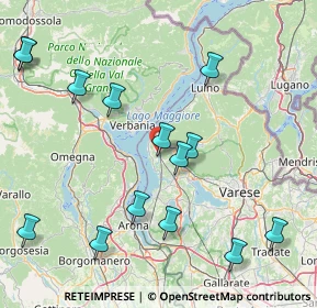 Mappa Via Bostano, 21014 Laveno-Mombello VA, Italia (18.91)