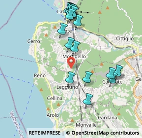 Mappa Via Bostano, 21014 Laveno-Mombello VA, Italia (2.166)