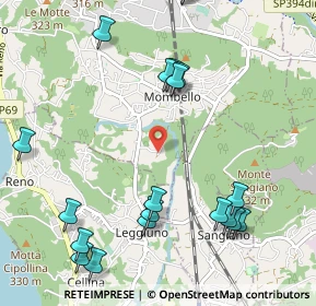 Mappa Via Bostano, 21014 Laveno-Mombello VA, Italia (1.2815)