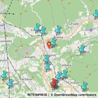 Mappa Via U. Foscolo, 21036 Gemonio VA, Italia (2.90875)
