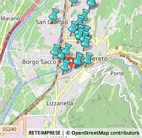 Mappa Via Lungo Leno Sinistro, 38068 Rovereto TN, Italia (0.799)