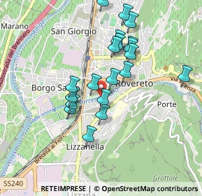 Mappa Via Lungo Leno Sinistro, 38068 Rovereto TN, Italia (0.82)
