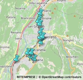 Mappa Via Lungo Leno Sinistro, 38068 Rovereto TN, Italia (1.50231)