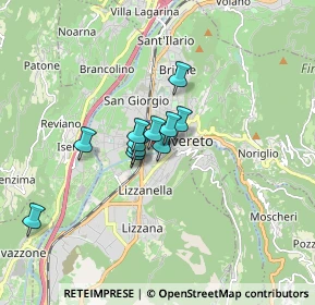 Mappa Via Lungo Leno Sinistro, 38068 Rovereto TN, Italia (1.00182)