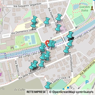 Mappa Via Lungo Leno Sinistro, 38068 Rovereto TN, Italia (0.1)