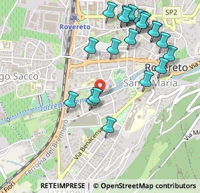 Mappa Via Lungo Leno Sinistro, 38068 Rovereto TN, Italia (0.555)