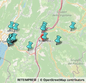 Mappa Via Lungo Leno Sinistro, 38068 Rovereto TN, Italia (9.4)