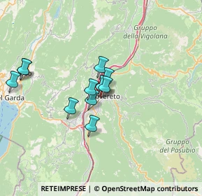Mappa Via Lungo Leno Sinistro, 38068 Rovereto TN, Italia (5.52818)
