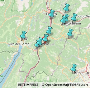 Mappa Via Achille Romani, 38068 Rovereto TN, Italia (14.91667)