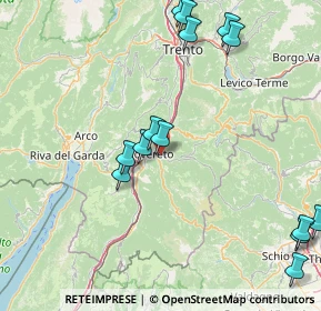 Mappa Via Achille Romani, 38068 Rovereto TN, Italia (19.64929)