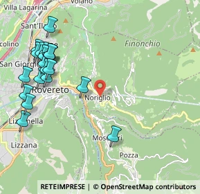 Mappa Via Achille Romani, 38068 Rovereto TN, Italia (2.5105)
