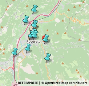 Mappa Via Achille Romani, 38068 Rovereto TN, Italia (3.245)