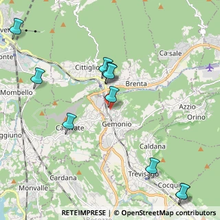 Mappa Via Campiuso, 21036 Gemonio VA, Italia (2.37727)