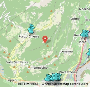 Mappa Via Forni, 38068 Rovereto TN, Italia (3.3525)