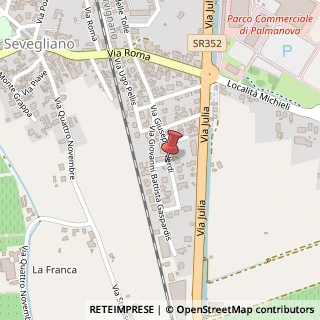 Mappa Via Giuseppe Verdi, 32, 33050 Bagnaria Arsa, Udine (Friuli-Venezia Giulia)