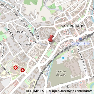 Mappa Via Cavour Camillo Benso, 23, 31015 Conegliano, Treviso (Veneto)