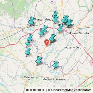 Mappa Via Strada della Boaria, 33080 Prata di Pordenone PN, Italia (7.299)
