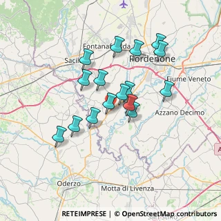 Mappa Via Strada della Boaria, 33080 Prata di Pordenone PN, Italia (5.92813)