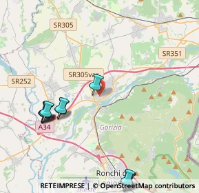 Mappa Via Giacomo Puccini, 34072 Gradisca d'Isonzo GO, Italia (5.23083)