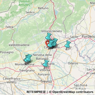 Mappa Strada delle Caneve, 31015 Collalbrigo TV, Italia (9.56636)