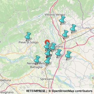 Mappa Strada delle Caneve, 31015 Collalbrigo TV, Italia (6.205)