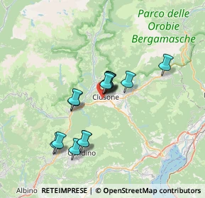 Mappa Via G. B. Moroni, 24023 Clusone BG, Italia (5.48929)