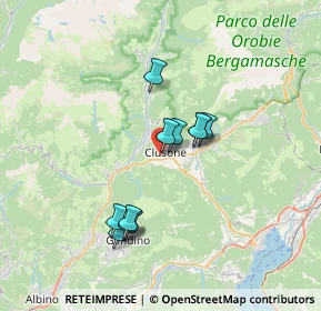 Mappa Via G. B. Moroni, 24023 Clusone BG, Italia (5.79636)
