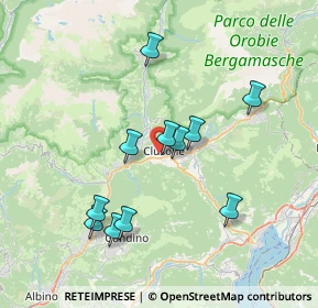 Mappa Via G. B. Moroni, 24023 Clusone BG, Italia (6.86818)